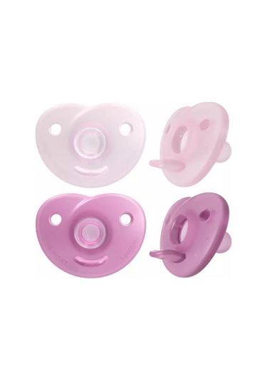 Philips Avent Soothie 0-6 Ay 2'Li Ortodontik Emzik Kendi Saklama Kutusuyla Kız
