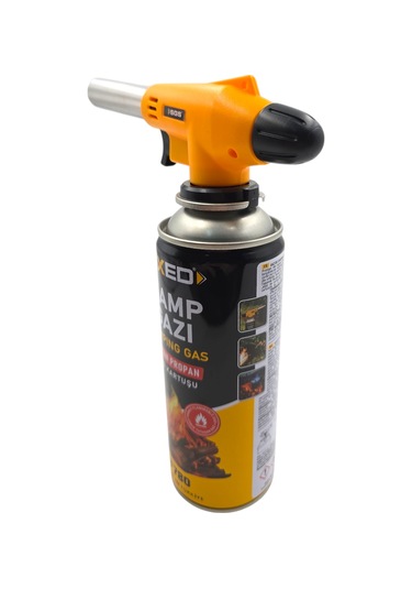 Fixonic Sgs782 Kamp Pürmüz Gaz Seti Pürmüz Başlığı+kamp Gazı Sarı - Siyah