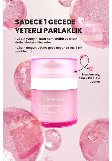 Royues Soyulabilir Kolajen Jel Yüz Maskesi 50 ML