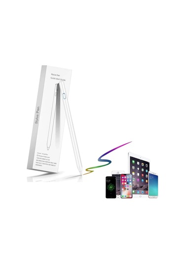 Evrensel Tablet Ve Dokunmatik Telefonlarla Uyumlu Hassas Çizim Ve Tasarım Kalemi Çok Renkli