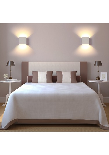 Led Duvar Lambası Modern İç Mekan Duvar Lambası, Duvara Monte Edilen Işık, A Beyaz