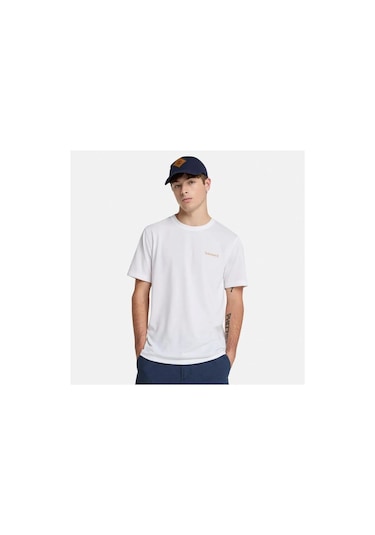 Timberland Quick-dry Short Sleeve Tee Erkek T-shirt-32671 Beyaz