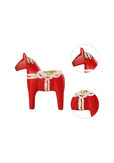 Pazly Süsü Suntek Küçük-kırmızı İskandinav Dekoratif Dala At Gi