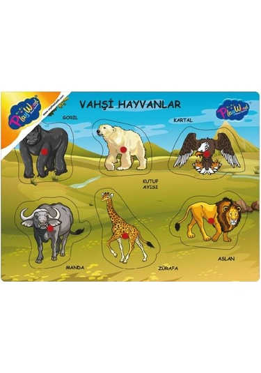 Tutmalı Ahşap Vahşi Hayvanlar 329