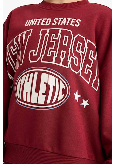 Defacto Bordo Kız Çocuk Alt-üst Takım E6416a8/br281 Bordo