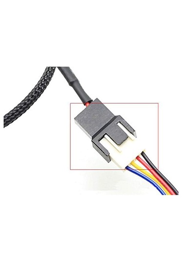 Sata Fan Power Kablosu 4 Port Y Pin Pwm Çoklayıcı Fan Kablosu