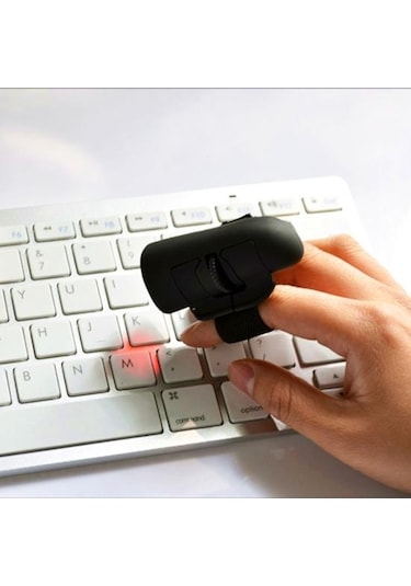 Jms Dizüstü Masaüstü İçin Yaratıcı 1600 DPI 2.4 GHZ Usb Optik Kablosuz Parmak Mouse