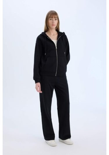 DeFacto Straight Fit Cepli Esnek Belli Eşofman Altı	 E6350AX25SPBK81