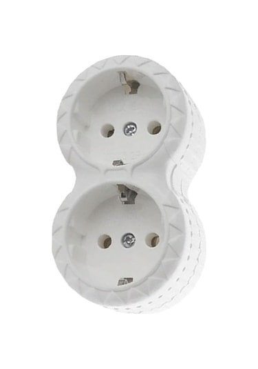 2 Li Topraklı Çoklu Grup Priz Çoğaltma Ikili Fiş Piriz