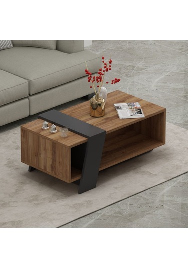 Melisa Orta Sehpa Kemençe - Antrasit