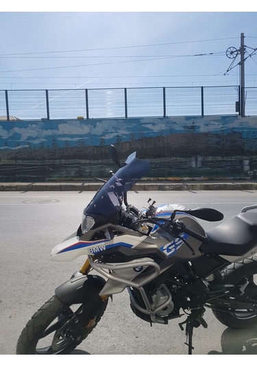 2017-20 Bmw 310Gs Uzun Ön Cam Koyu Füme Zeus 48cm 4mm G310Gs