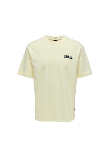 Only Erkek T-shirt 22025301 Sarı