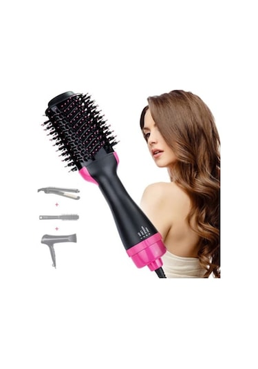 3in1 Tarak Saç Şekillendirici Düzleştirici Kurutmalı Fön Tarağı