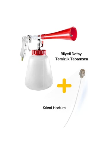 Oto Yıkama Bilyeli Detay Temizlik Tabancası - 1 Kılcal Hortum
