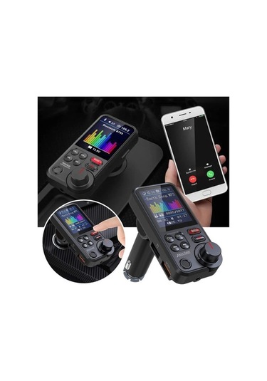 Novahub Bluetooth Araba Mp3 Çalar - Usb Bağlantılı, Hıfı Ses, Yüksek Bas, Eller Serbest Çağrı Fm Vericisi