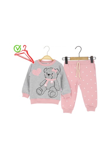 Kız Bebek Takım 00092 Gül Kurusu