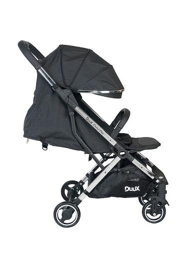 Duux Dubai Plus Kompakt Kabin Bebek Arabası Siyah