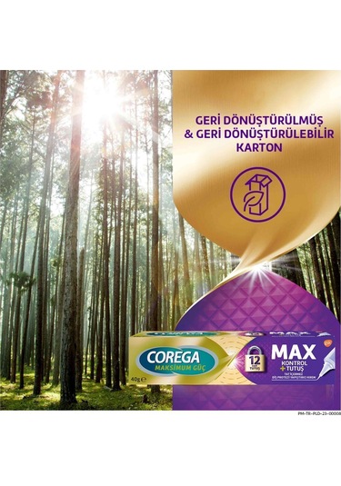 Maksimum Kontrol Yapışıtırıcı Krem 40 Gr X 4 Adet