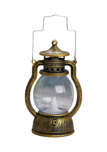 Suntek Magideal Fener Led Yağ Lambası Masa Sundurma Kabin Bronz altın Altın - Bronz