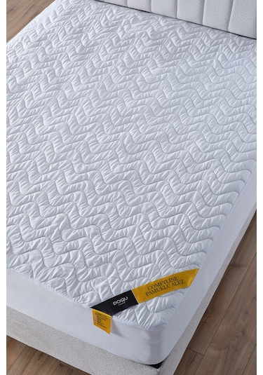 Comfyline Pamuk Sıvı Geçirmez Fitted Alez 100x200 Beyaz
