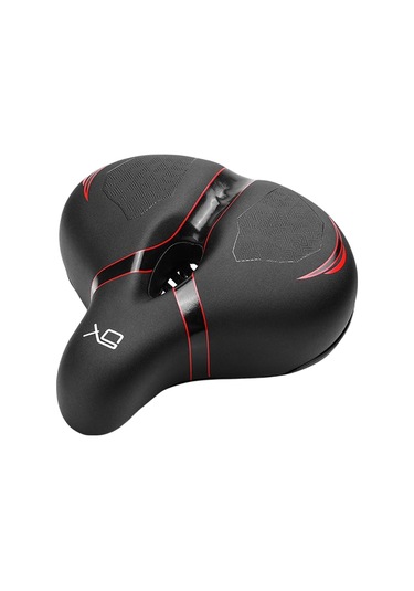 Suntek Konforlu Bisiklet Koltuğu Pu Deri Çin-kırmızısı Kırmızı - Siyah