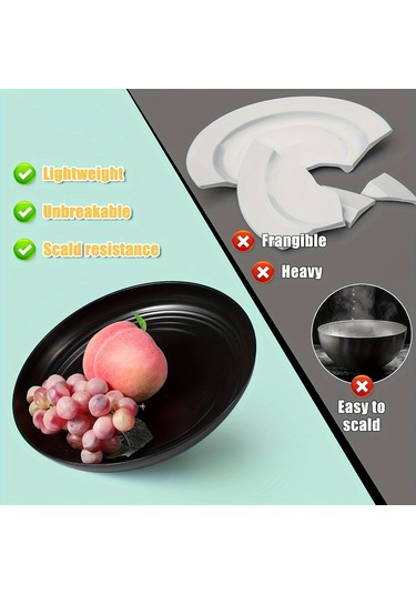 Tcherchi 24 Parça Kamp Mutfak Seti Siyah