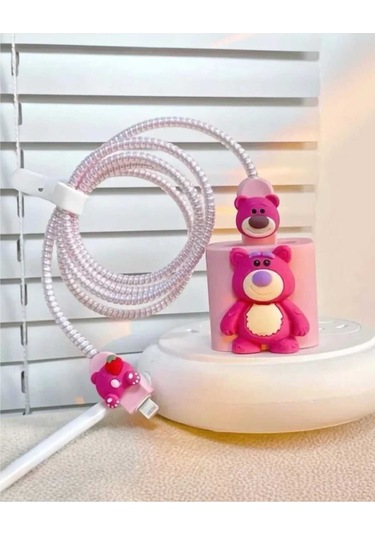 Iphone 18w/20w Uyumlu Şarj Kablosu Ucu Ve Şarj Başlığı Kılıfı Toy