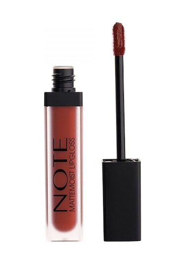 Note Cosmetique Mattemoist Lipgloss Yarı Mat Saten Bitişli Likit Ruj 408 Femme Fatale - Bordo