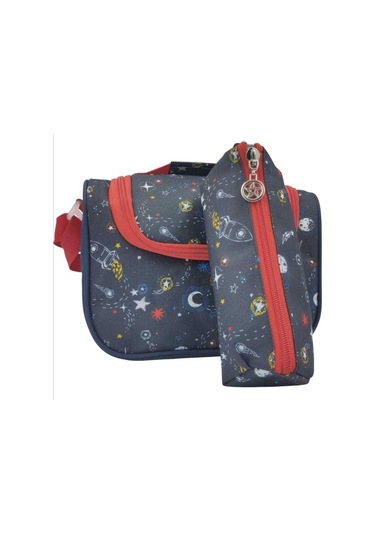 Kids Okul Çantası , Beslenme Çantası , Kalemlik - Anahtarlık Ve Suluk&matara Siyah Siyah