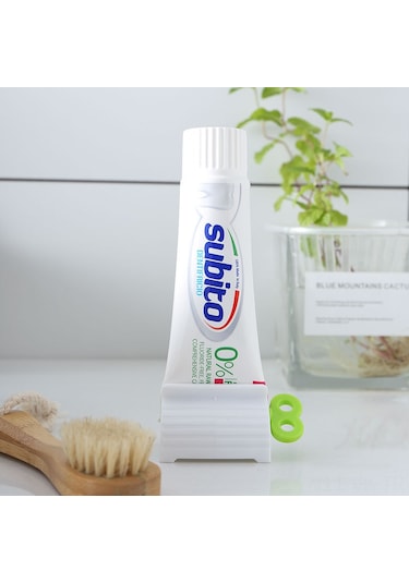 Vkemall Ev İçin Mavi El Manuel Macun-sabun Sıkma Aleti, Kolay Kullanım, Çocuk Dost, Banyo Gereci Mavi