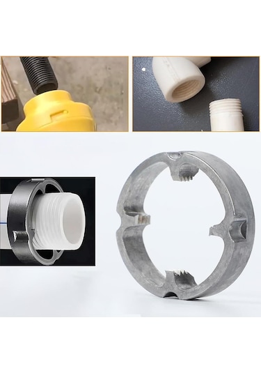 6425 Pvc Pprc Boru İçin İç Ve Dış Diş Açma Aparatı Seti 9 Parça