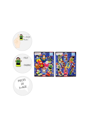2 Set 20 Parça Tox Hacivat Karagöz ve Masal Kahramanları Parm