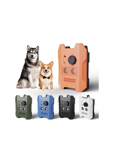 Willowhaven Turuncu Siyah Havai Köpek Havlama Kontrol Cihazı Ses Dalgası Teknolojili İç Ve Dış Mekan