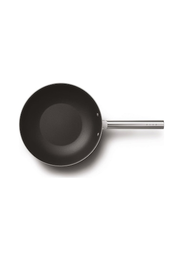 Smeg Cookware 50's Style Kırmızı Wok Tava 30 CM Kırmızı