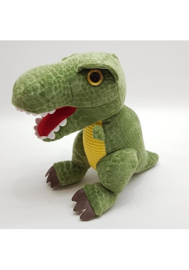 Peluş T-rex Dinazor Peluş Oyuncak Uyku Ve Oyun Arkadaşı Yeşil