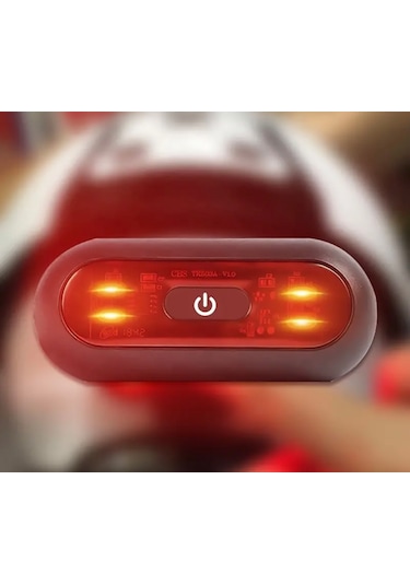 Gece Sürüşü Için Led Motosiklet Ve Bisiklet Kaskı Fren Lambası