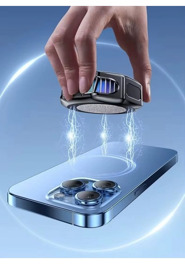 Bl-01 Manyetik Cep Telefon Soğutma Fanı Radyatör Soğutucu Kablolu Işıklı Dereceli