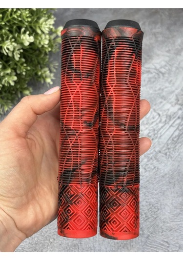 Homaland Bmx Akrobatik Bisiklet Ve Scooter İçin Gidon Tutacakları 374602818 Kırmızı