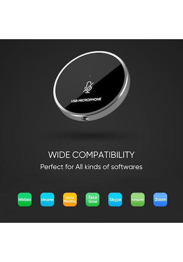 Skycıty Video Konferansı İçin Hepsini Kapayan Mikrofon, Hemen Kullanılabilir