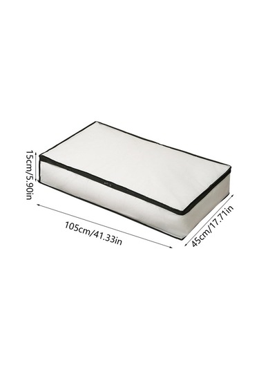 Unimarket Eva Fermuarlı Saklama Çantası, Fermuarlı Yorgan Saklama Çantası, Büyük Kapasiteli Giyim Saklama Çantası, Yatak Altı Saklama Çantası, Yatak, Battaniye, Kumaş, Yastık 0lkqgv