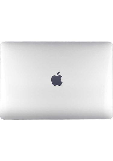 Apple Uyumlu MacBook 13.3' Pro 2020 Zore Msoft Kristal Kapak Siyah