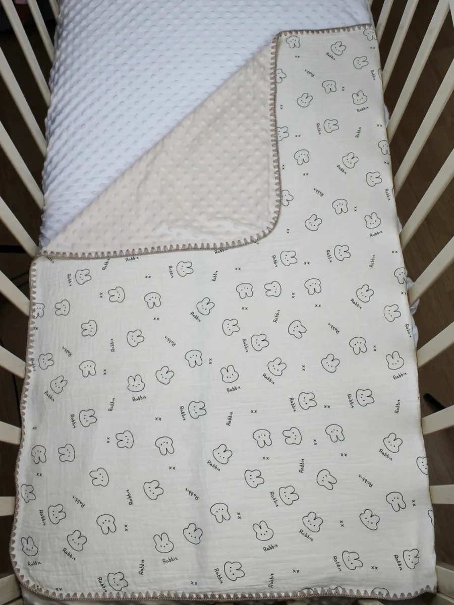 Hannydi Yenidoğanlar İçin Muslin Battaniye, Doğum Yaşı Küçük Bebek Arabası İçin Taburcu Götürücü 419543239 Açık Bej