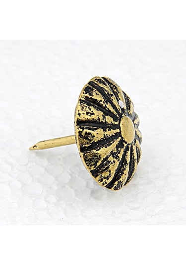 Febko - Papatya Desenli Eskitme Kabara / Raptiye 18 Mm 10 Adet 1 Adet