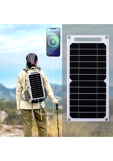 Xuweiwei Ol10w Solar Şarj Cihazı 3w 5w 10w Taşınabilir Solar Panel 5v Usb Güvenli Şarj Stabilizatörü Power Bank Telefon Kampçılık Ev