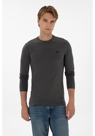 U.s. Polo Assn. Erkek Gri Sweatshirt 50313744-vr024 Gri