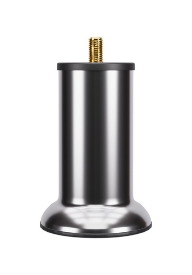 Baza Ayağı 10 Cm 3/8 Vidalı 4 Lü Set Metal Krom Yatak Mobilya Ayağı Kalın Vida Krom 3/8 10 Cm