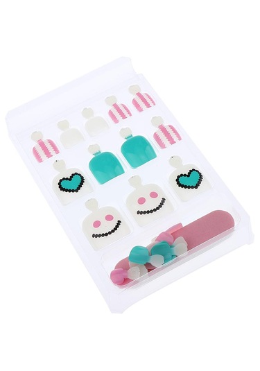 Suntek 24 Adet/takım Yanlış Ayak Çivi Fransız Tam