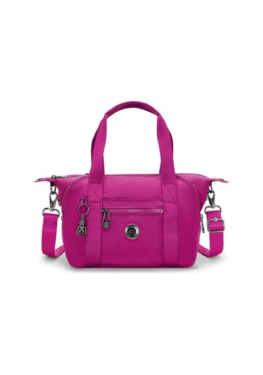 Kıplıng Art Mini Küçük Boy Omuz Çantası Pembe Fuchsıa Nıght Pembe