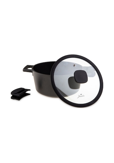 Jumbo Black Cook 7 Parça Döküm Tencere  Seti