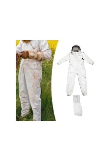 Suntek Arı Koruma Elbisesi Koruyucu Ekipman Arıcı Kostümü L